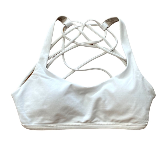Lululemon White Sports Bra Size 2 - Picture 5 of 10